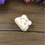 Letssquishy Taba Squishy：米ネズミが卵を食べる - 手作りシリコンデザートフィジェットトイ