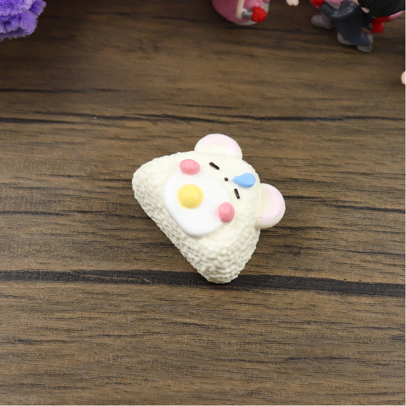 Letssquishy Taba Squishy：米ネズミが卵を食べる - 手作りシリコンデザートフィジェットトイ