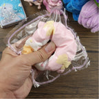 Letssquishy My Melody Ice Cream Cone Taba Squishy — Kawaii Anime Character Silicone Toy — Soft Marshmallow Texture Handmade Stress Relief Fidget
