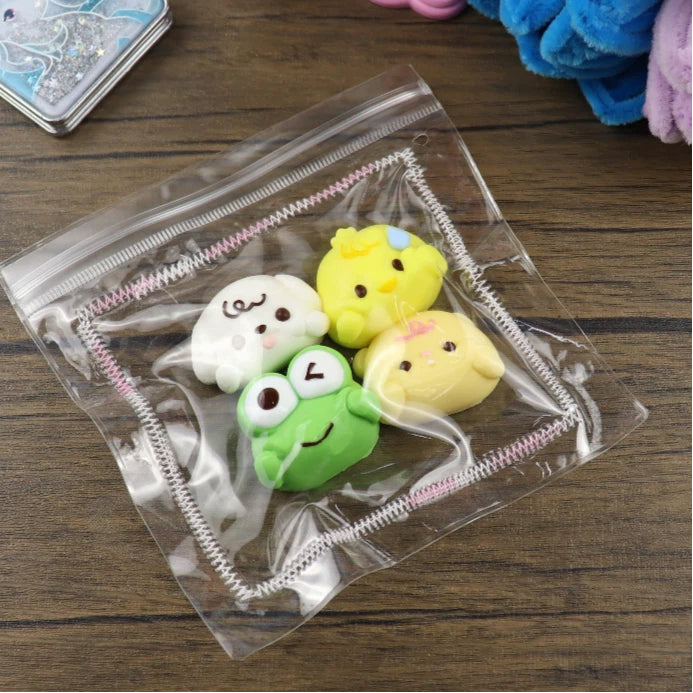 Letssquishy Taba スクイーズ：クマ、ニワトリ、イヌ、カエル、かわいい頭 - 手作りシリコンスクイーズフィジェットトイ
