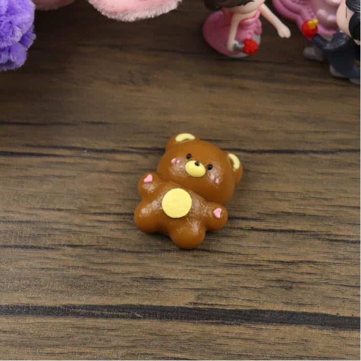 Letssquishy Taba Squishy: 小さな茶色のクマ – 手作りシリコンスクイーズフィジェットトイ