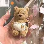 Letssquishy Taba Squishy：ハチミツを食べる小さな茶色のクマの白いパンツ - 手作りシリコンデザートフィジェットトイ