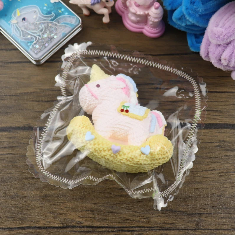 Letssquishy Taba Squishy：ロッキングホースユニコーン – 手作りシリコンスクイーズフィジェットトイ