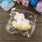 Letssquishy Knitted Rocking Horse Taba Squishy — Realistic Wool Texture Silicone Toy — Soft Marshmallow Sensory Fidget Handmade Stress Relief