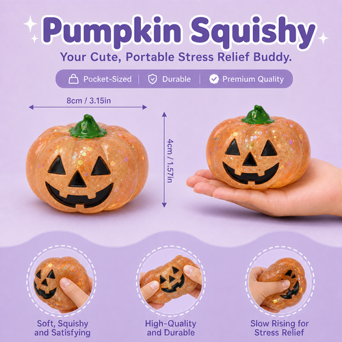 5 PCS Halloween Squishy Fun Box Sensory Toys