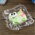 Letssquishy Taba Squishy: Frog Ice Cream Swiss Roll – Handmade Silicone Squishy Fidget Toy