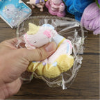 Letssquishy Knitted Rocking Horse Taba Squishy — Realistic Wool Texture Silicone Toy — Soft Marshmallow Sensory Fidget Handmade Stress Relief