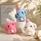 LETSSQUISHY Handmade Taba Elephant Squishy Toy