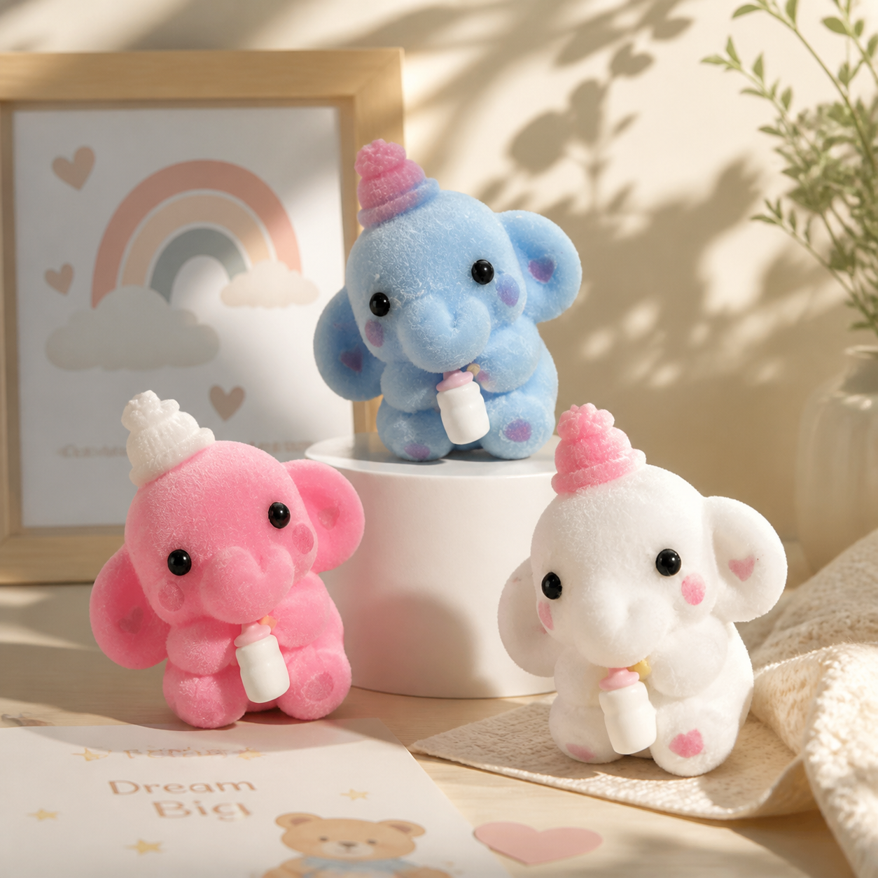 LETSSQUISHY Handmade Taba Elephant Squishy Toy
