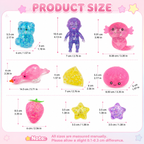 LETSSQUISHY 9 PCS Squishy Fun Box Sensory Toys