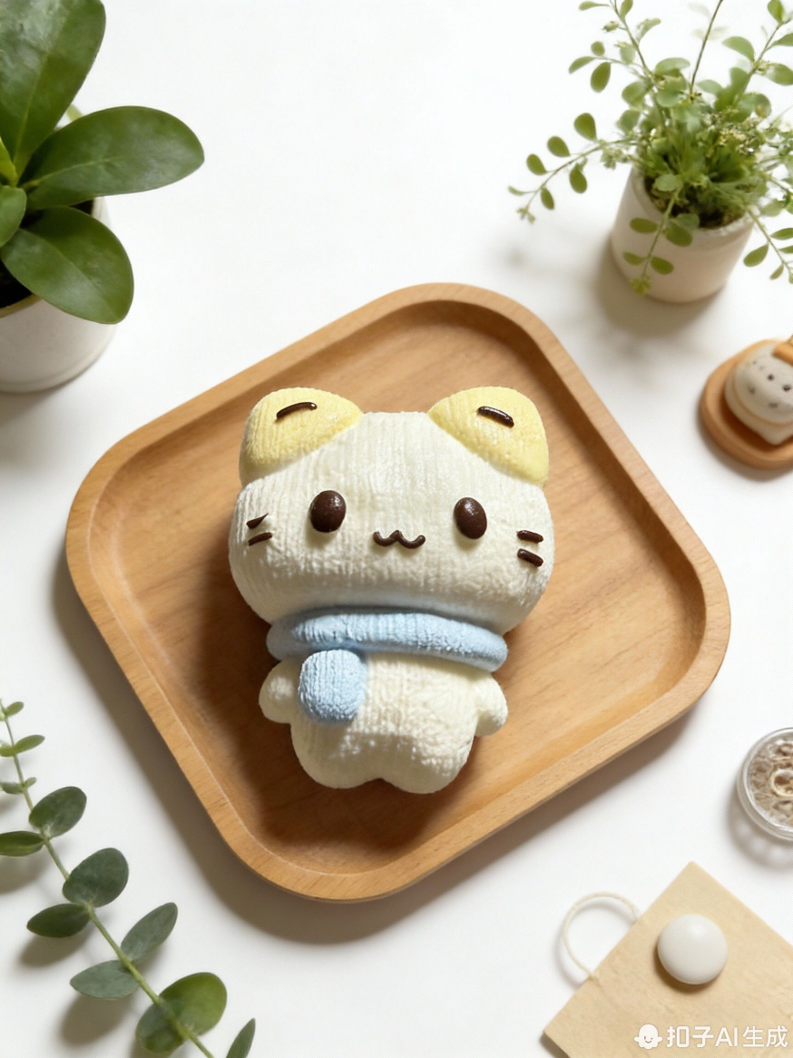 Letssquishy 愛らしいクリーム色の子猫