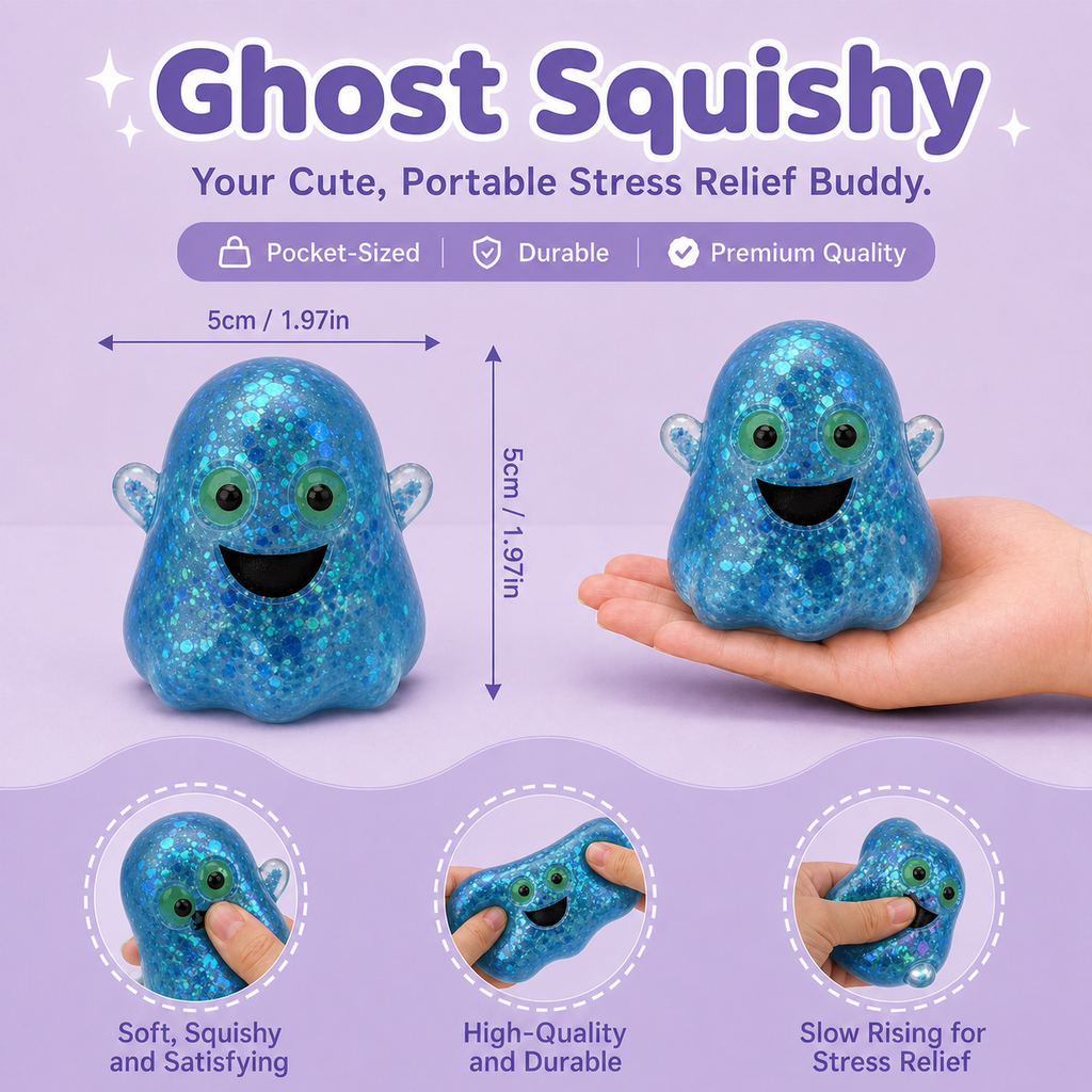 5 PCS Halloween Squishy Fun Box Sensory Toys