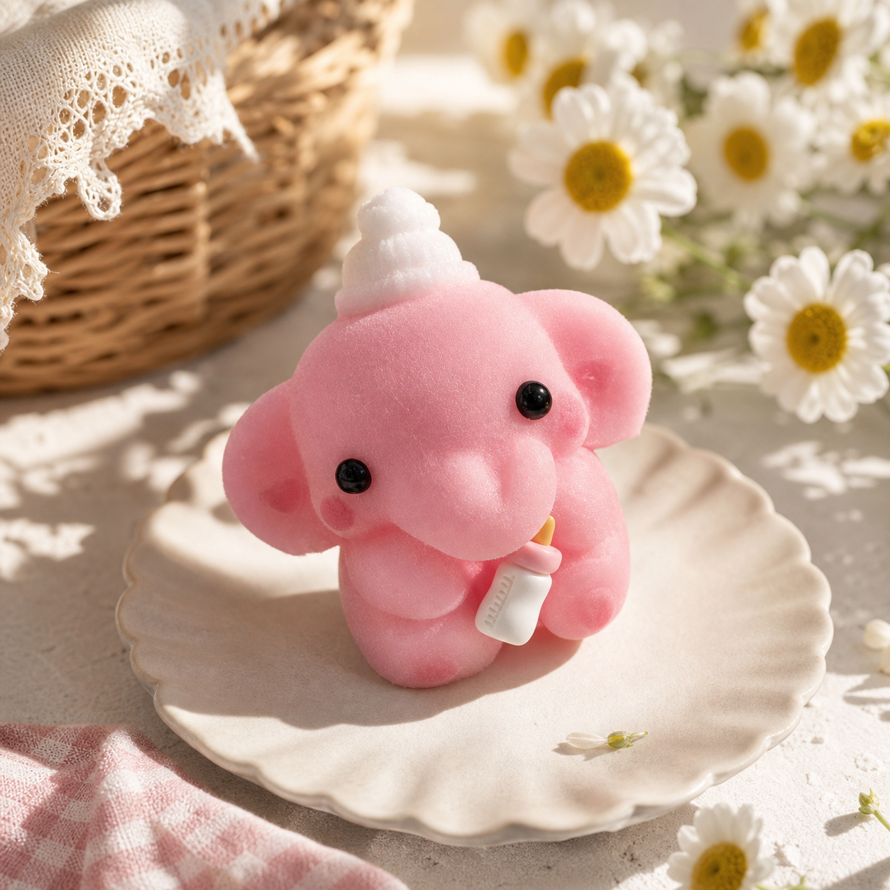 LETSSQUISHY Handmade Taba Elephant Squishy Toy