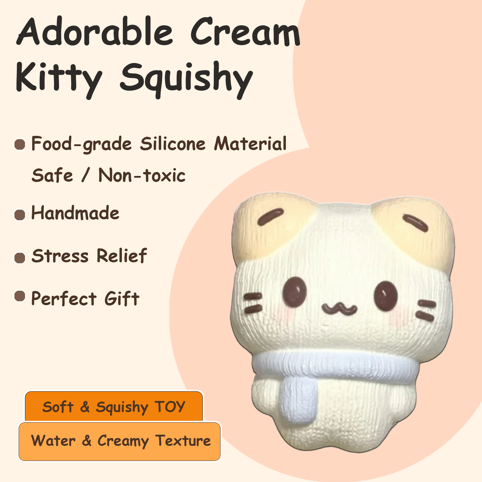 Adorable Cream Kitty