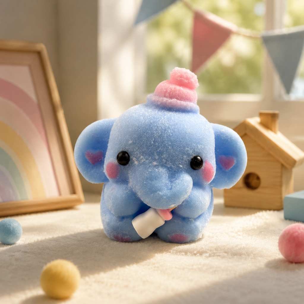LETSSQUISHY Handmade Taba Elephant Squishy Toy