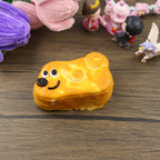 Letssquishy Shiba Inu Pancake Cake Taba Squishy — Realistic Dog Pastry Soft Butter Texture Silicone Toy — Handmade Kawaii Stress Relief Fidget