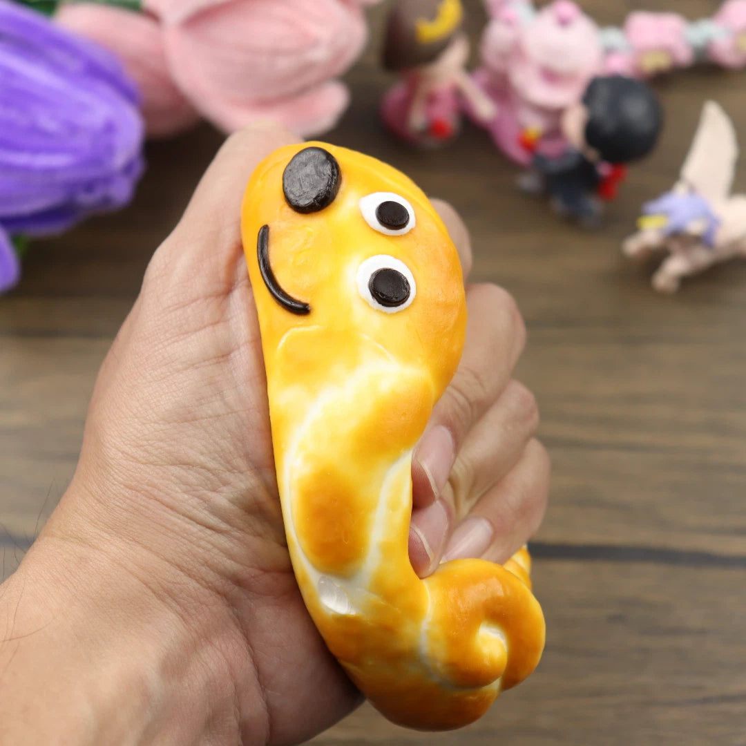 Letssquishy Taba Squishy: ブレッドパピー – 手作りシリコンスクイーズフィジェットトイ