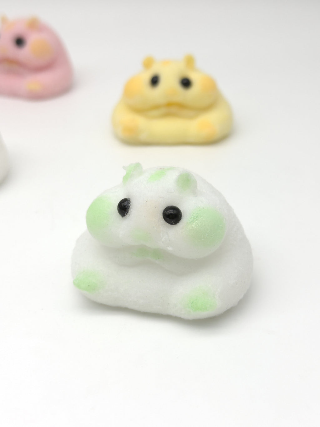 Letssquishy Chubby Hamster Mochi Taba Squishy — Colorful "Cheeky" Animal Series — Handmade Soft Marshmallow Texture Stress Relief Toy