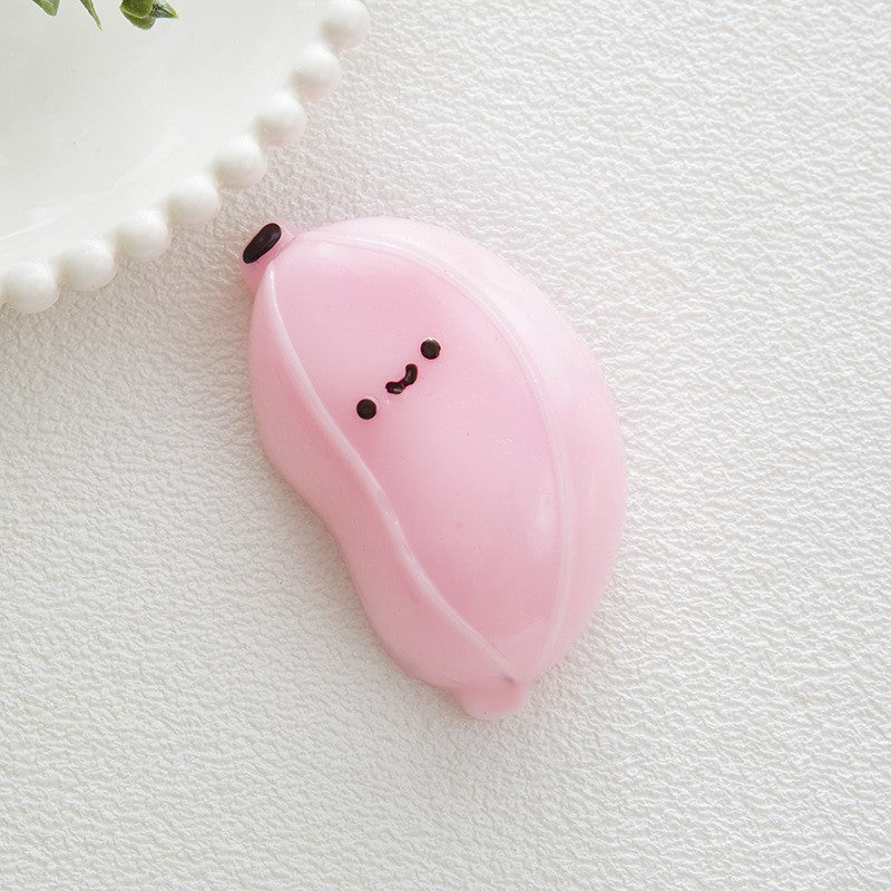 🎁 Letssquishy Banana Squishy Toy with Smiley Face - Kawaii Stress Relief Fidget (100% off)